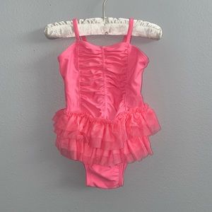 🤩4/$15🥳 
pink one piece tutu swimsuit